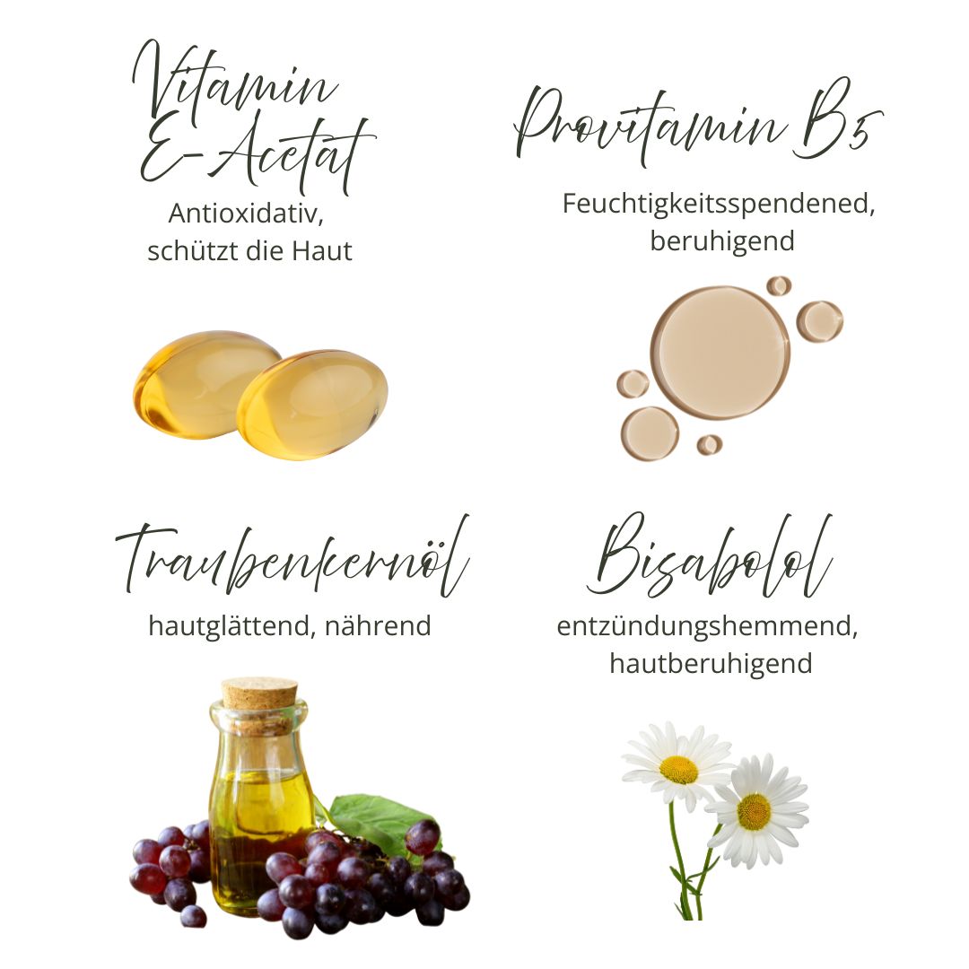 Vitamin E Creme 50 ml – Basische Pflege zur Stärkung empfindlicher Haut
