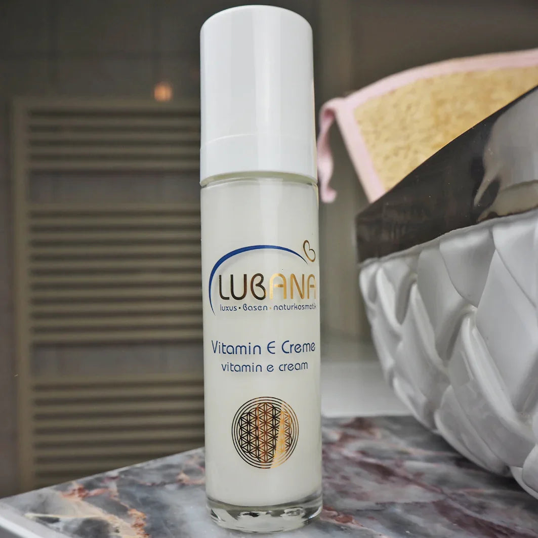 Vitamin E Creme 50 ml – Basische Pflege zur Stärkung empfindlicher Haut - lubanashop