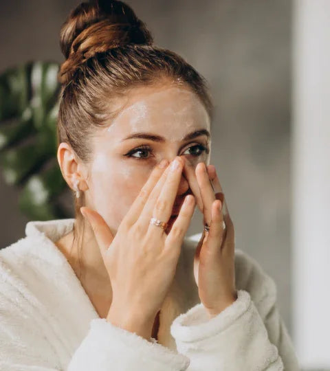 Sanftes basisches Peeling für sensible, reife Haut - lubanashop