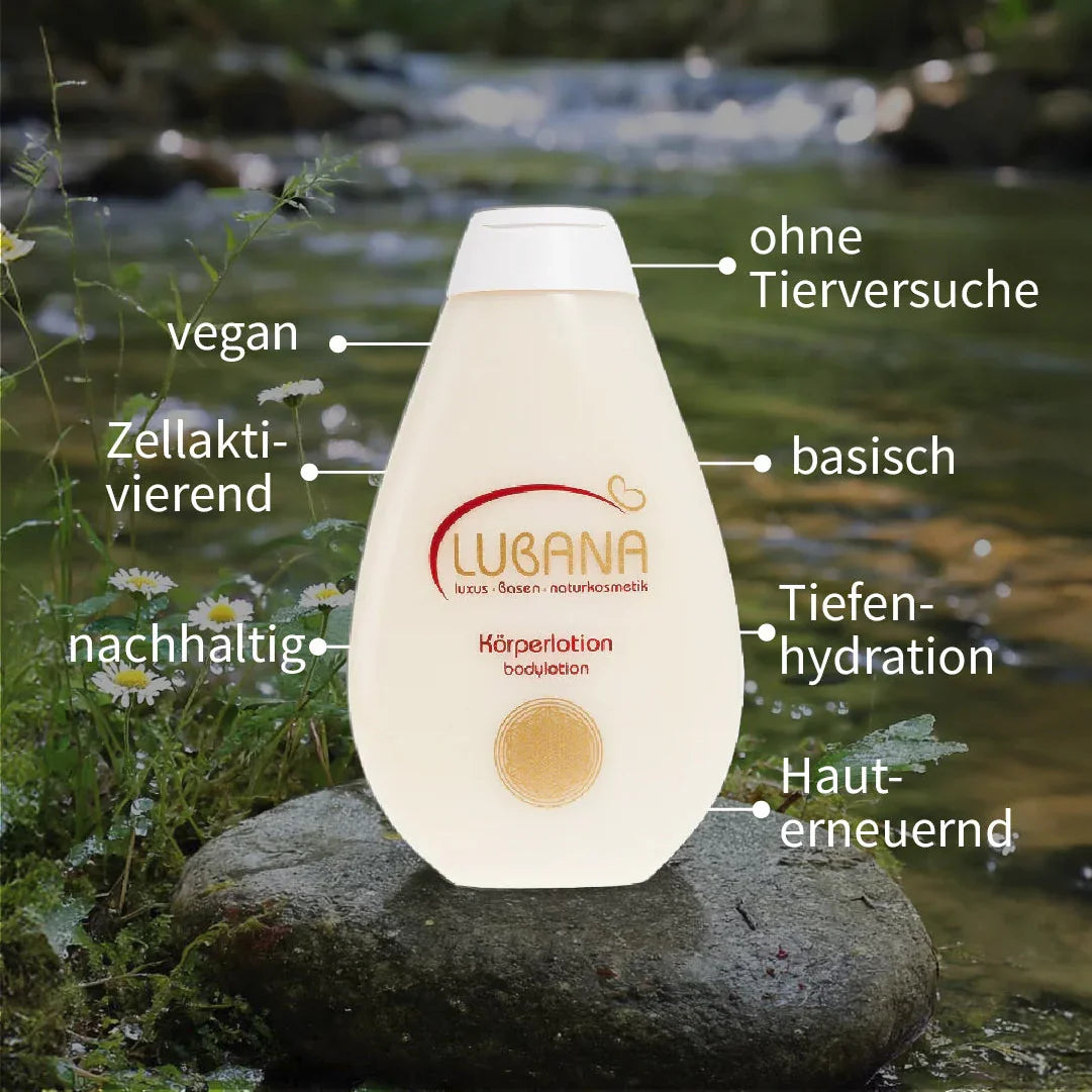 Körperlotion basisch – Natürliche Pflege für samtweiche Haut - 200m - lubanashop