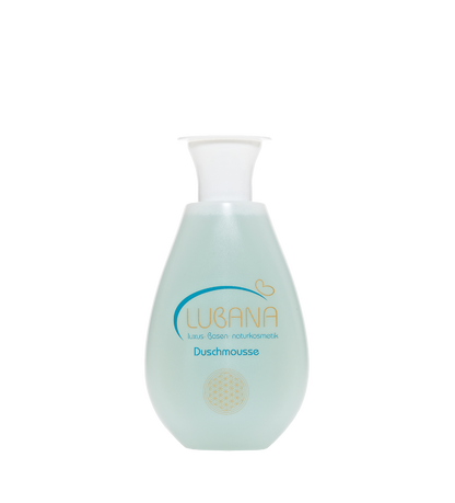 LUBANA® Duschmousse 200 ml – basische, vegane Naturkosmetik für sanfte und feuchtigkeitsspendende Reinigung