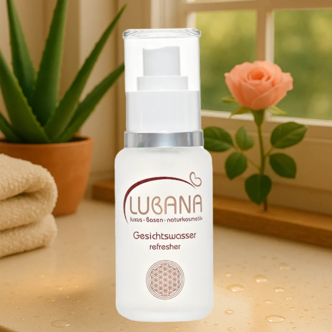 Gesichtswasser – Erfrischende Feuchtigkeitspflege mit Aloe Vera & Rosen-Duft – 50 ml - lubanashop