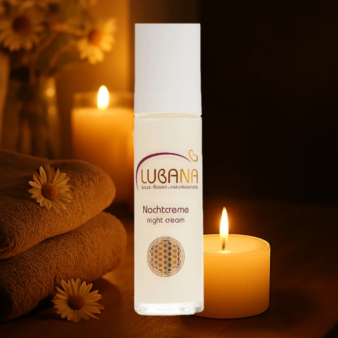 Nachtcreme 50 ml – Basische Nachtpflege für regenerierte & glatte Haut - lubanashop