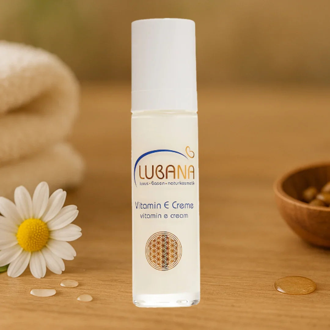 Vitamin E Creme 50 ml – Basische Pflege zur Stärkung empfindlicher Haut - lubanashop
