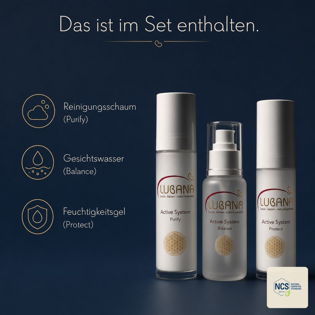Das ist im Set enthalten – LUBANA Active System (Reinigung, Klärung, Schutz)