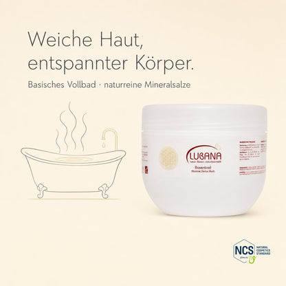 Weiche Haut, entspannter Körper – LUBANA Basenbad, basisches Vollbad