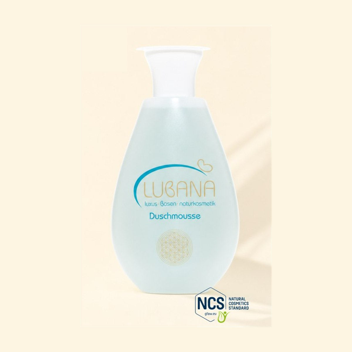 LUBANA Duschmousse 200 ml – basische Pflege mit pH 7,6