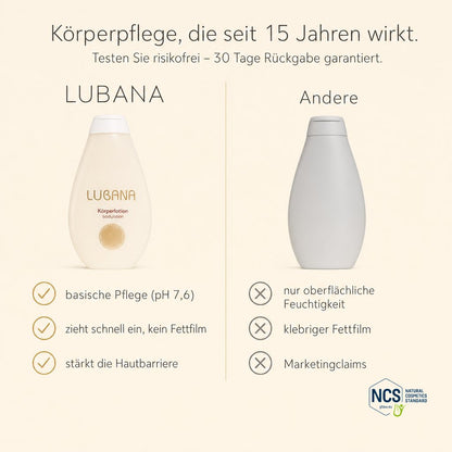 LUBANA Körperlotion im Vergleich – basische Körperpflege, seit 15 Jahren