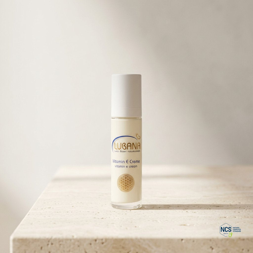 LUBANA Vitamin-E-Creme 50 ml – basische Hautbarriere-Pflege mit pH 7,6