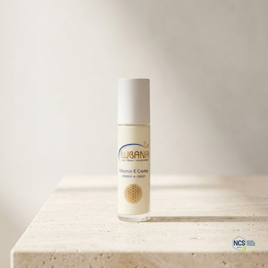 LUBANA Vitamin-E-Creme 50 ml – basische Hautbarriere-Pflege mit pH 7,6