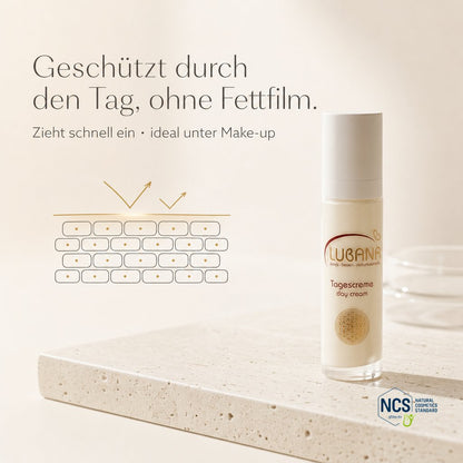 Geschützt durch den Tag, ohne Fettfilm – LUBANA Tagescreme, pH 7,6